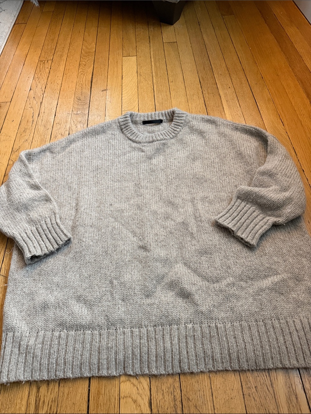 Jenni Kayne Women's Crewneck Sweater in Heather Gray